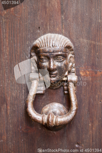 Image of Ancient italian door knocker.