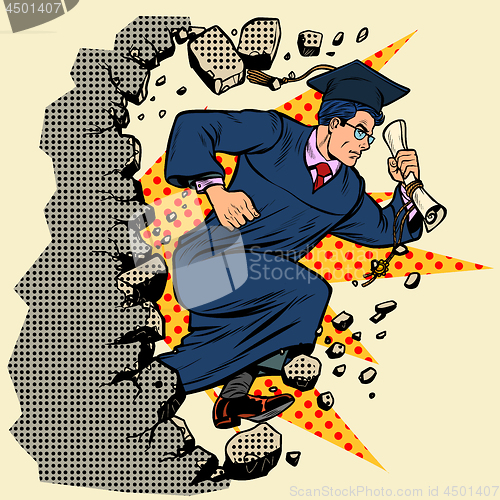 Image of graduate University College breaks a wall, destroys stereotypes