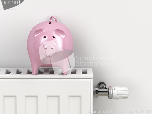 Image of Saving money on heating, concept image