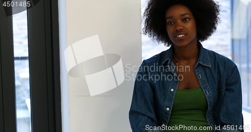 Image of Multiethnic startup business team on meeting