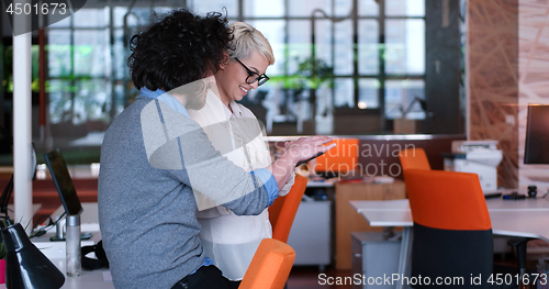 Image of Startup Business Team At A Meeting at modern office building
