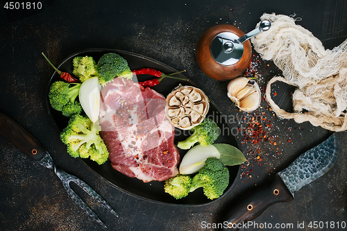 Image of meat with vegetables