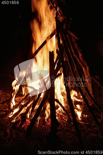 Image of Camp Fire Flames