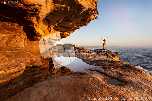 Image of Female enjoying the coastal views Sydney