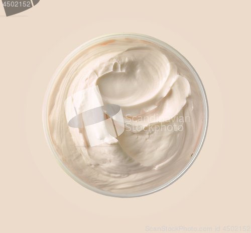 Image of jar of cosmetic cream