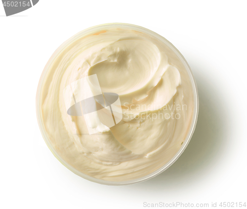 Image of yellow cosmetic cream