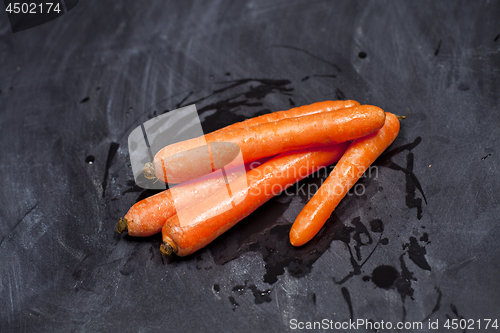 Image of Fresh organic carrots.