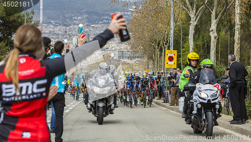 Image of The Peloton in Barcelona - Tour de Catalunya 2016