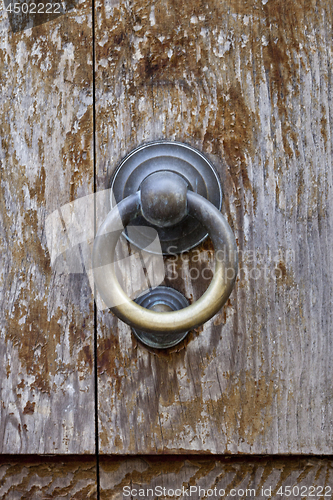 Image of Ancient italian door handle.