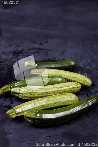 Image of Fresh green zucchini 