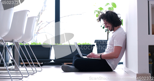 Image of man enjoying relaxing lifestyle
