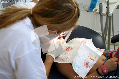 Image of Dentist at work