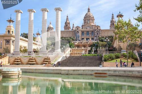 Image of Palau Nacional in Barcelona, Spain