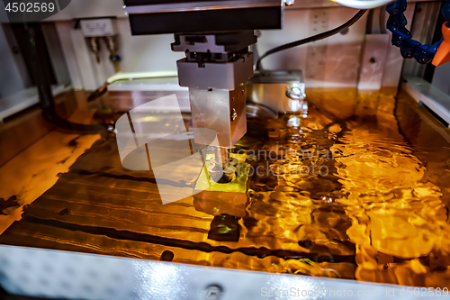 Image of Metalworking CNC Electrolysis milling machine.