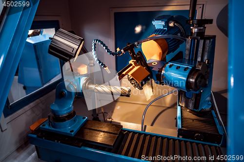 Image of Metalworking CNC milling machine.