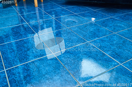 Image of Tiled bathroom floor