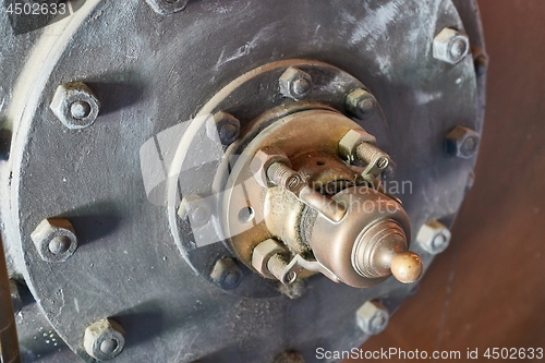 Image of Old Wheel Hub Closeup