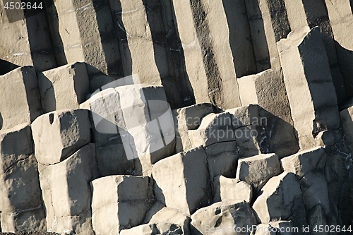 Image of Basalt columns in Iceland