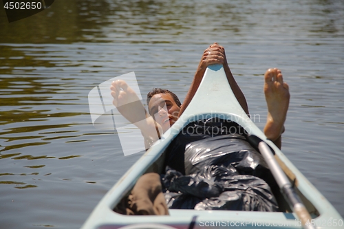 Image of Canoe tour river swim