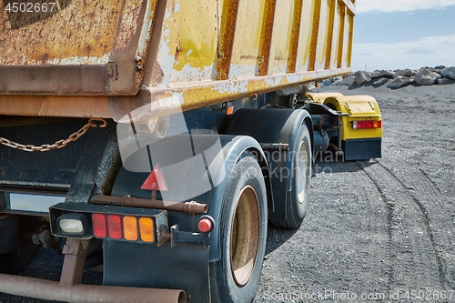 Image of Yellow Dump Truck