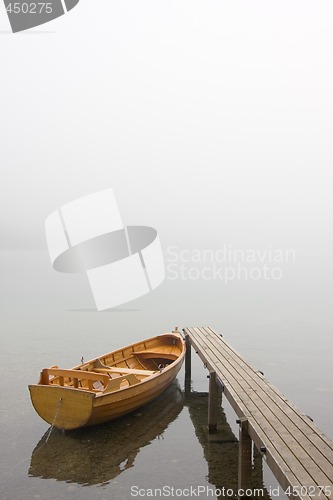 Image of Boat on a misty morning