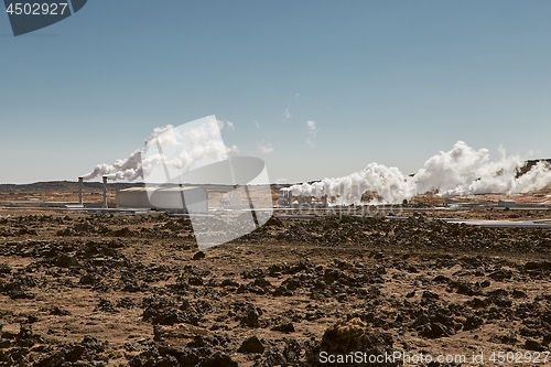 Image of Geothermal power plant