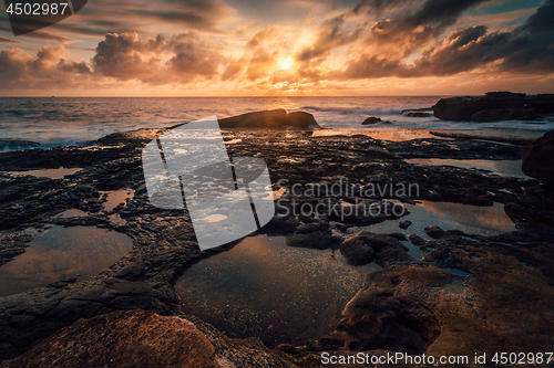 Image of Morning sunrise from Cape Banks coast Sydney