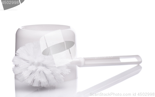 Image of White Toilet Brush