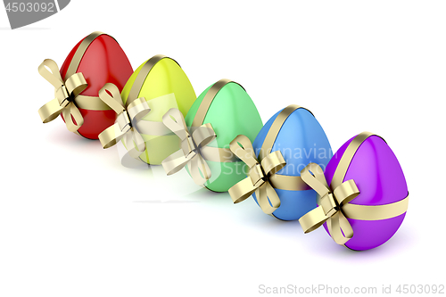 Image of Colorful Easter eggs