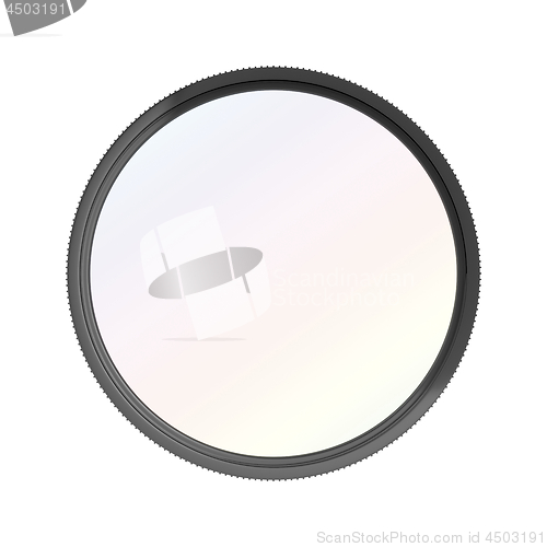 Image of UV filter isolated on white