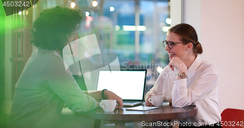 Image of Startup Business Team At A Meeting at modern office building