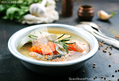 Image of fish soup