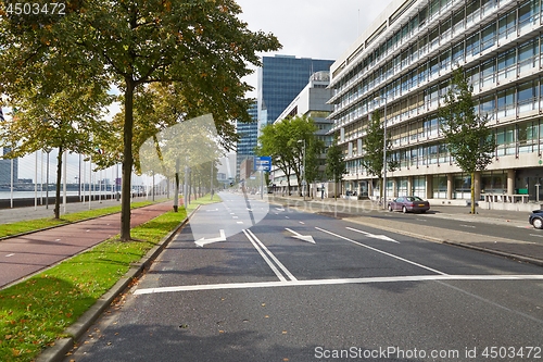 Image of Road lanes in a city