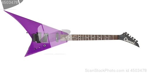 Image of Electric Guitar White Background