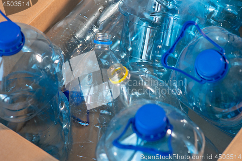 Image of Plastic bottles for recycling