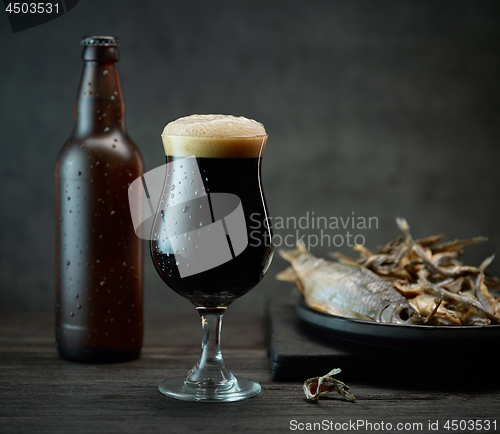 Image of beer and snacks