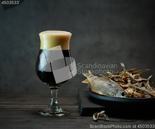 Image of beer and snacks