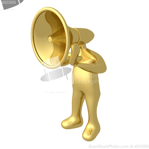 Image of Megaphone Person