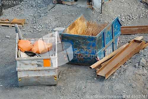 Image of Construction site machinery