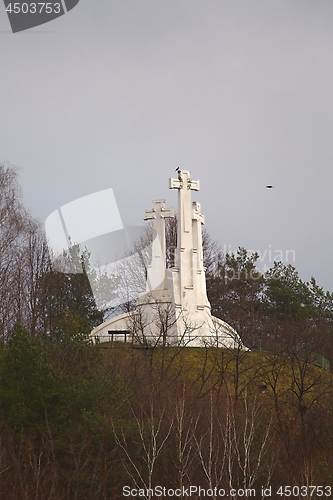 Image of Crosses on a hill