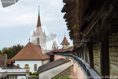 Image of View of the city Murten