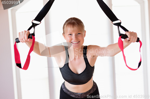 Image of Girl in sling training