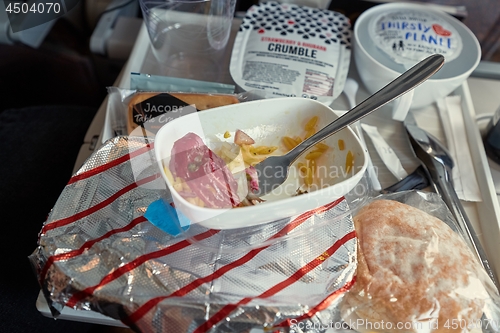 Image of Airline food consumed