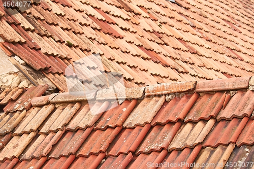 Image of Roof tiles texture