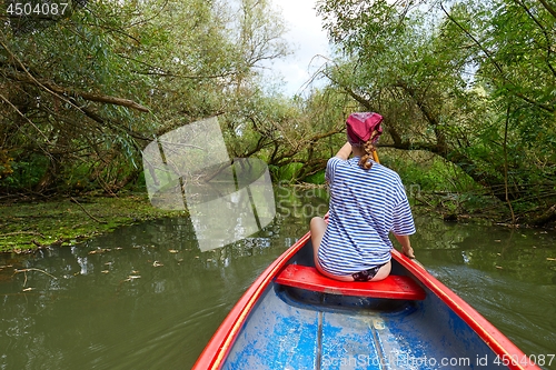 Image of Canoeing on a lake