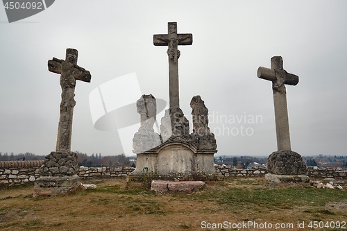 Image of Crosses on a hill