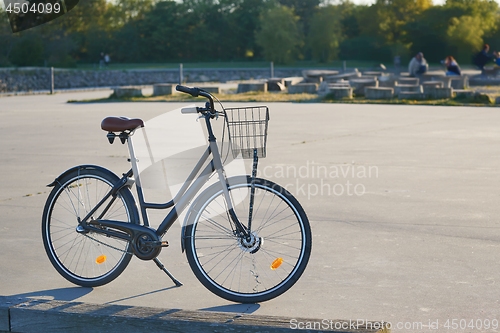 Image of Bicycle on a square