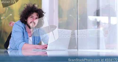 Image of man enjoying relaxing lifestyle