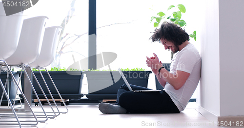 Image of man enjoying relaxing lifestyle