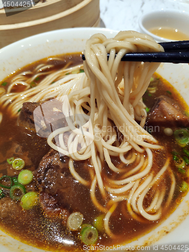 Image of Beef noodle in Chinese style